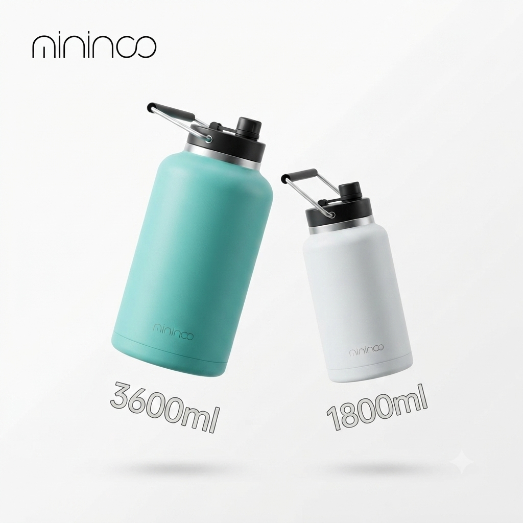 Bình giữ nhiệt cao cấp MININCO 1.8L , Giữ Lạnh 24 Giờ, Thép ko gỉ 18/8 7 Bình giữ nhiệt cao cấp MININCO 1.8L , Giữ Lạnh 24 Giờ, Thép ko gỉ 18/8