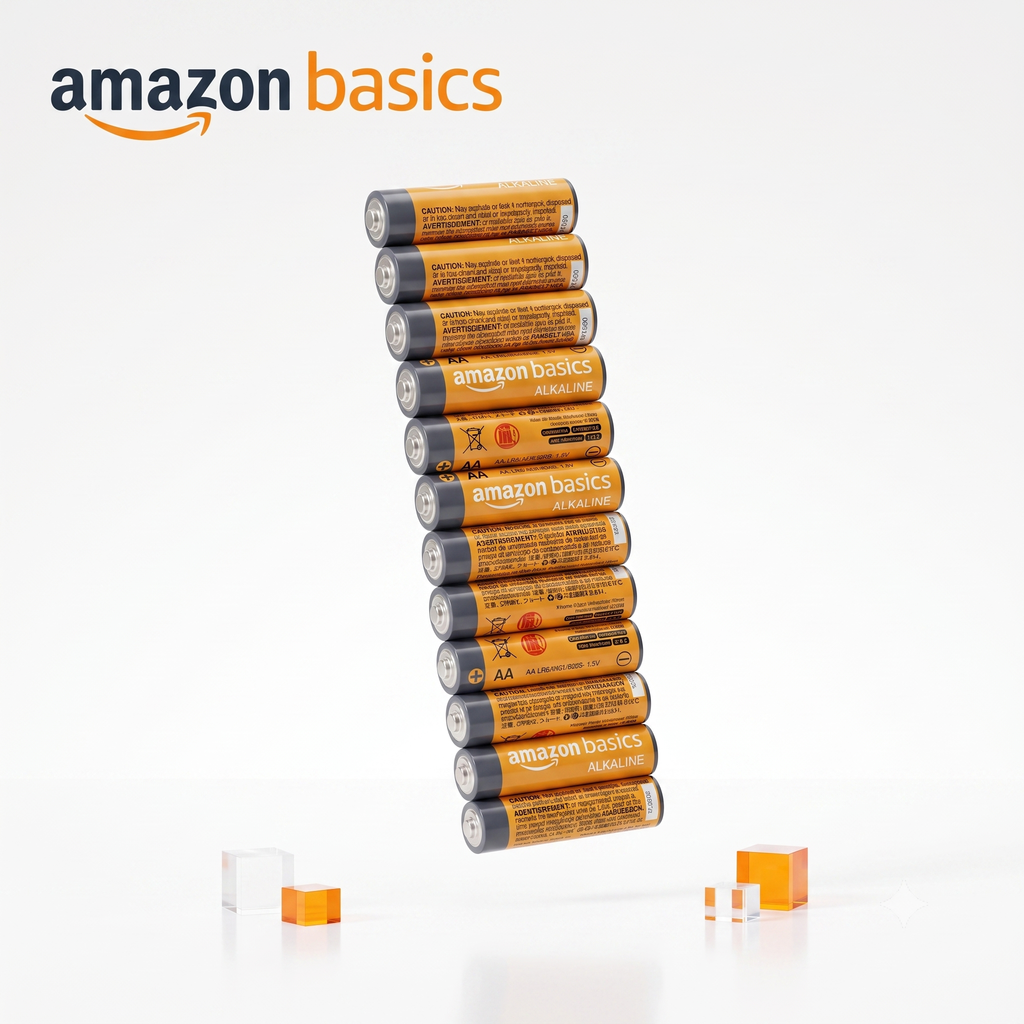 Vỉ 12 viên Pin tiểu AA Alkaline Amazon Basics ( Mỹ ) 3 Vỉ 12 viên Pin tiểu AA Alkaline Amazon Basics ( Mỹ )