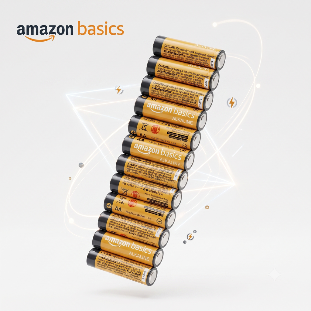 Vỉ 12 viên Pin tiểu AA Alkaline Amazon Basics ( Mỹ ) 7 Vỉ 12 viên Pin tiểu AA Alkaline Amazon Basics ( Mỹ )