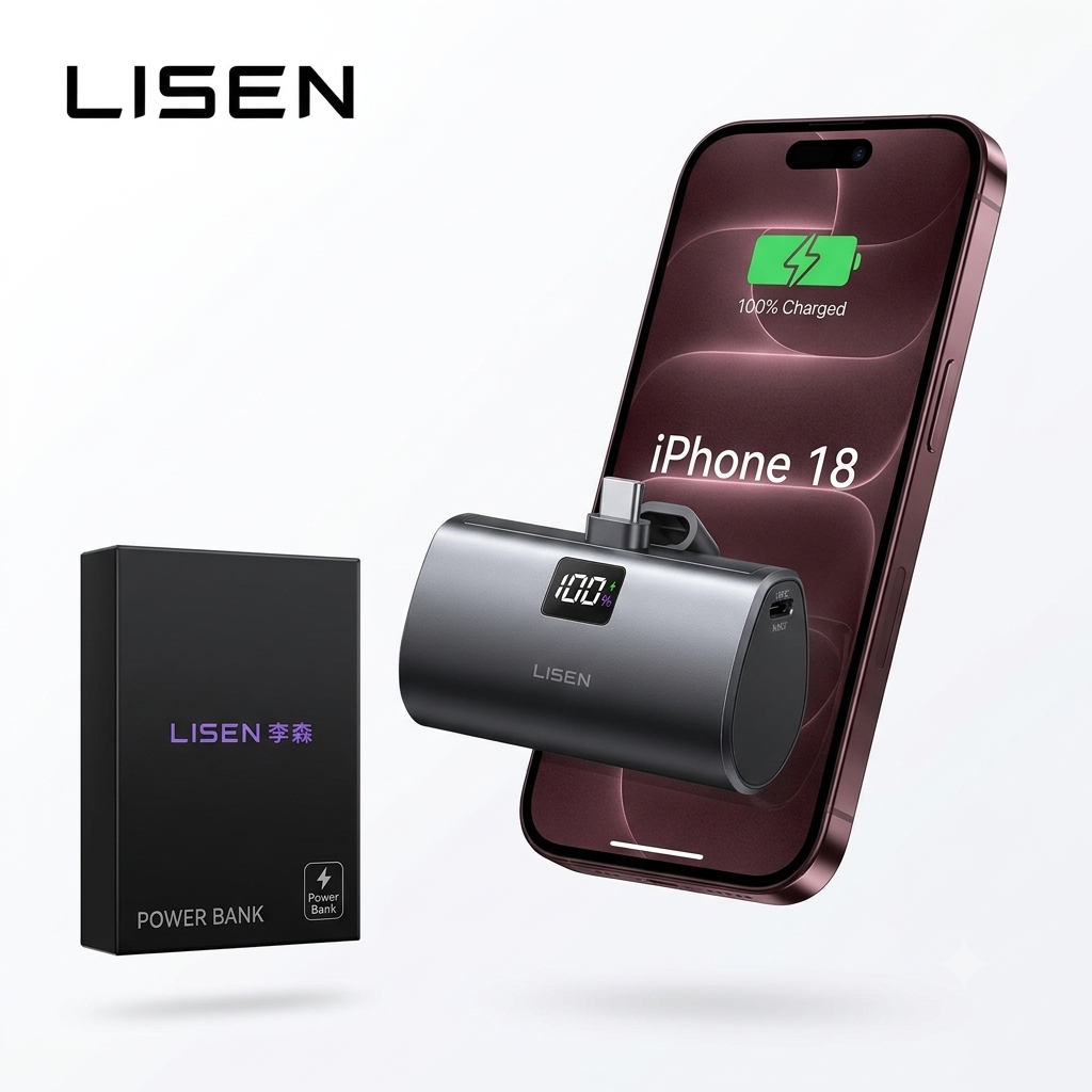 Pin dự phòng LISEN 6800mAh siêu nhỏ gọn, sạc nhanh 22.5W, LISEN - 2E450 / P106 3 Pin dự phòng LISEN 6800mAh siêu nhỏ gọn, sạc nhanh 22.5W, LISEN - 2E450 / P106