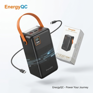 Pin dự phòng khủng long 72.000mAh hãng EnergyQC sạc nhanh 130W