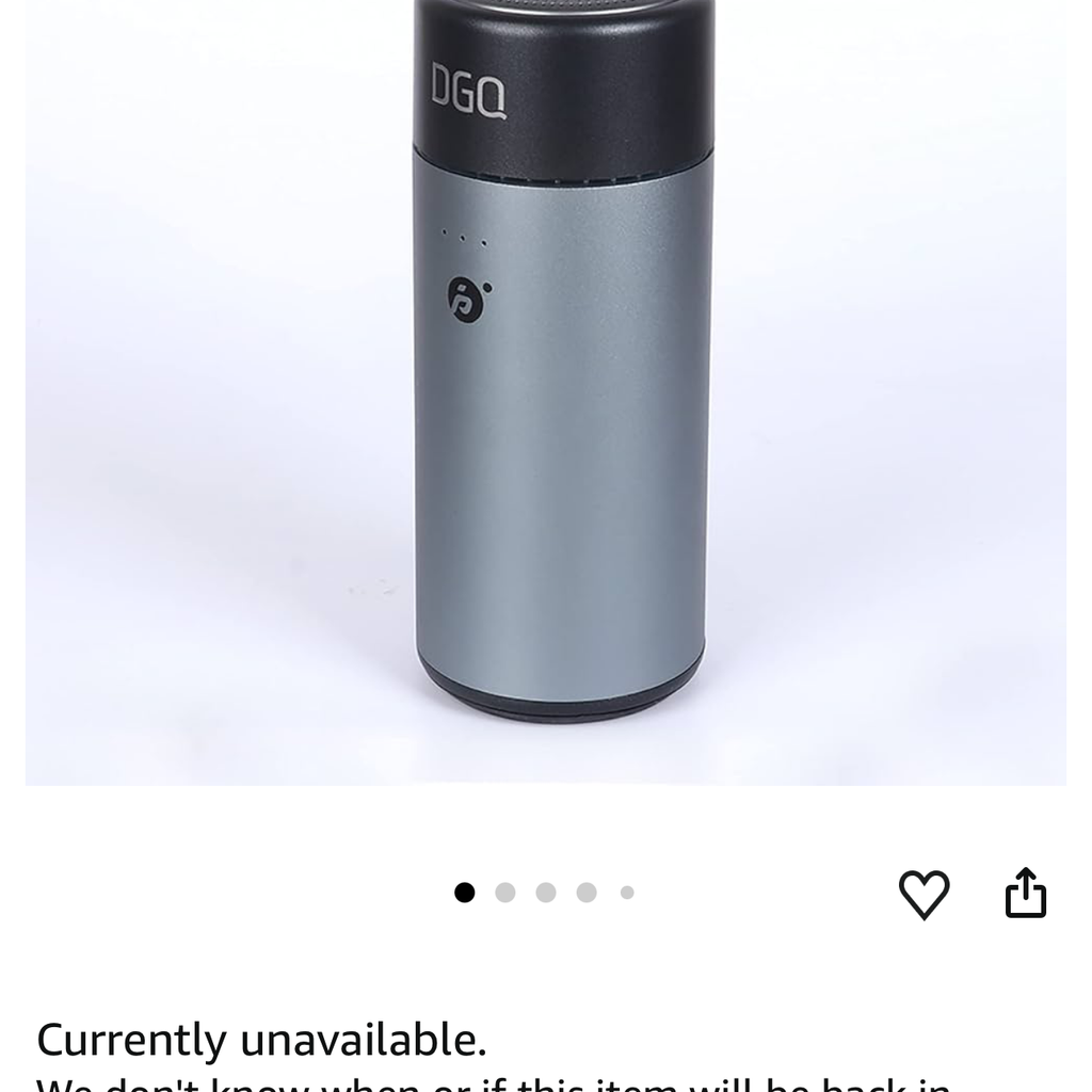Máy lọc không khí di động cho xe hơi hãng DGQ, khử mùi ô tô ko cần lõi lọc,hàng Amazon 2 Máy lọc không khí di động cho xe hơi hãng DGQ, khử mùi ô tô ko cần lõi lọc,hàng Amazon