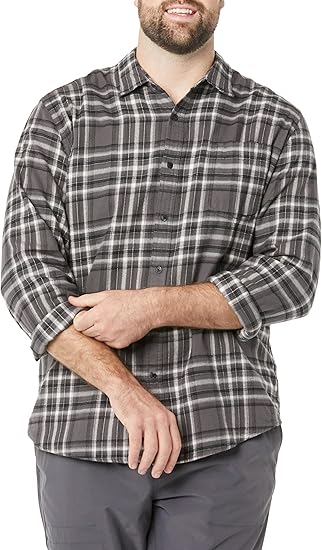 Áo sơ mi Nam vải nỉ dài tay Amazon Essentials - size S (Mỹ) M Việt Nam - B08X5BYWTF 2 Áo sơ mi Nam vải nỉ dài tay Amazon Essentials - size S (Mỹ) M Việt Nam - B08X5BYWTF