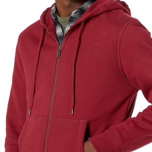 Áo hoodie Nam, có mũ Full-Zip Amazon Essentials - size M Mỹ (L Việt Nam) B075JNL9SN