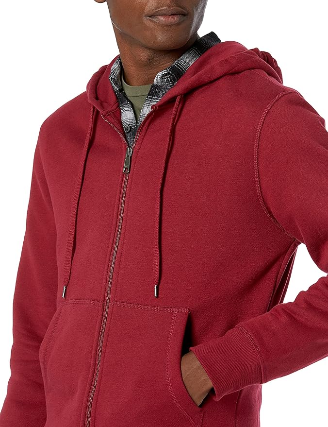 Áo hoodie Nam, có mũ Full-Zip Amazon Essentials - size M Mỹ (L Việt Nam) B075JNL9SN 1 Áo hoodie Nam, có mũ Full-Zip Amazon Essentials - size M Mỹ (L Việt Nam) B075JNL9SN