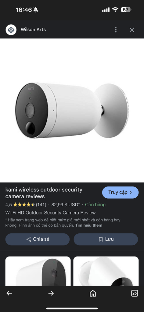 Camera Wifi Kami ( Xiaomi )chạy App Yi Home - sạc pin / kèm dock sạc ,không dây nguồn, bản quốc tế 3 Camera Wifi Kami ( Xiaomi )chạy App Yi Home - sạc pin / kèm dock sạc ,không dây nguồn, bản quốc tế
