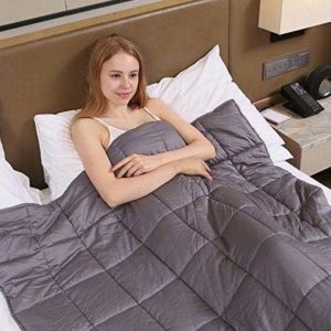 Chăn trọng lực đôi Hushblanket Royal Latex 100% Polyester, chăn đôi cỡ lớn 200x230cm, nặng ~12kg
