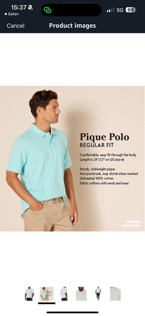 Áo Polo Pique Amazon Essentials - B077626RST - Size M (Mỹ ) XL Việt Nam 3 Áo Polo Pique Amazon Essentials - B077626RST - Size M (Mỹ ) XL Việt Nam