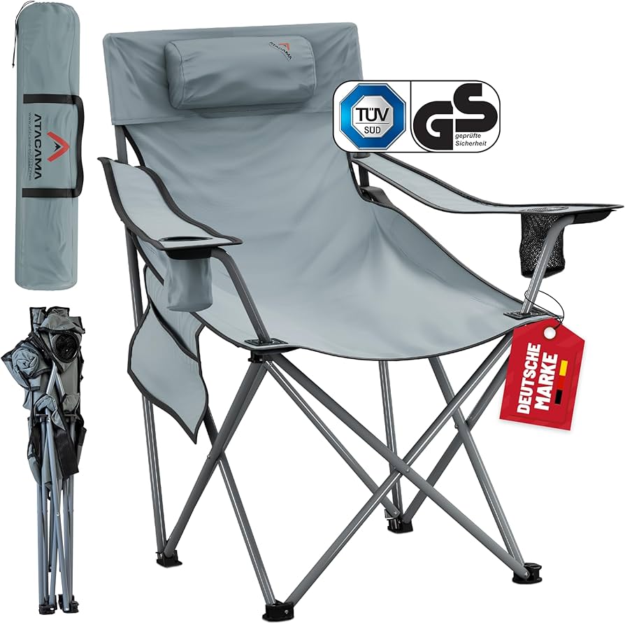 Ghế xếp dã ngoại cỡ lớn, chính hãng Atacama ( Đức ) , câu cá, camping… 3 Ghế xếp dã ngoại cỡ lớn, chính hãng Atacama ( Đức ) , câu cá, camping…