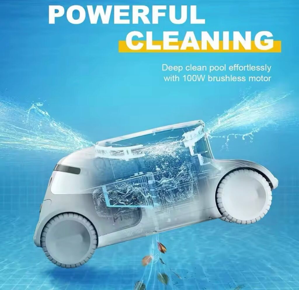 Robot dọn vệ sinh bể bơi Genkinno P1 SE - Robot Vệ Sinh Hồ Bơi sạc Pin 3 Robot dọn vệ sinh bể bơi Genkinno P1 SE - Robot Vệ Sinh Hồ Bơi sạc Pin