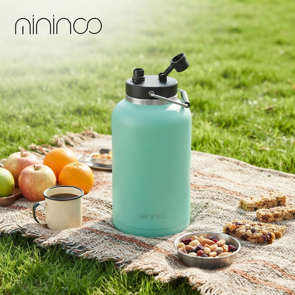 Bình giữ nhiệt khổng lồ MININCO 3.6L Giữ Lạnh 24 Giờ, Thép ko gỉ 18/8 6 Bình giữ nhiệt khổng lồ MININCO 3.6L Giữ Lạnh 24 Giờ, Thép ko gỉ 18/8