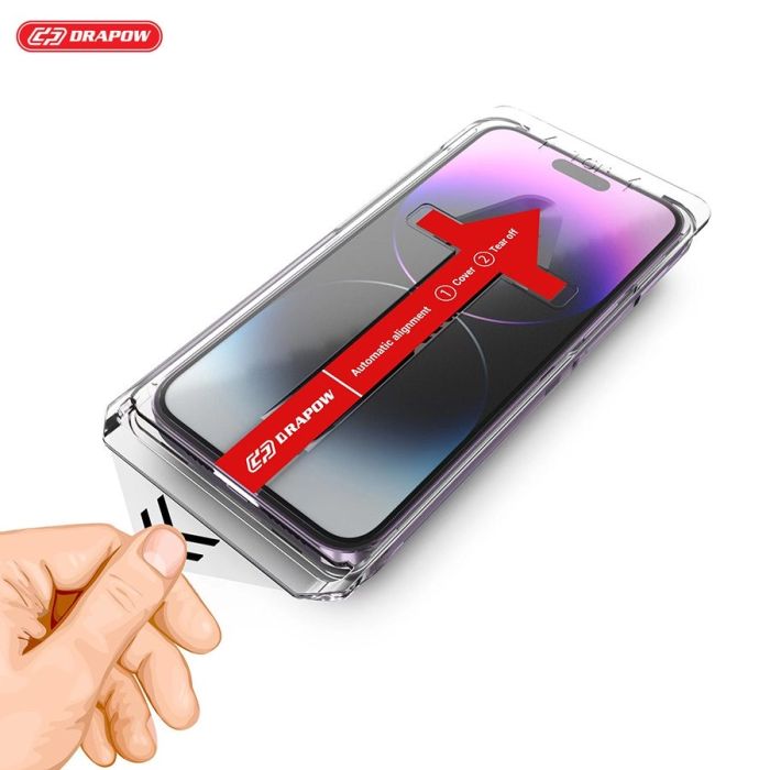 Kính cường lực tự lấy bụi tự dán KingKong Drapow 0.33mm TD17 3 Kính cường lực tự lấy bụi tự dán KingKong Drapow 0.33mm TD17