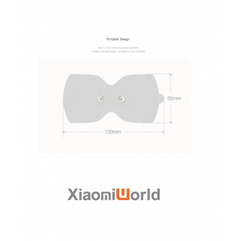 Miếng dán thay thế # Stiker for Xiaomi Lefan portable massager LR-H006-PURE 1 Miếng dán thay thế # Stiker for Xiaomi Lefan portable massager LR-H006-PURE