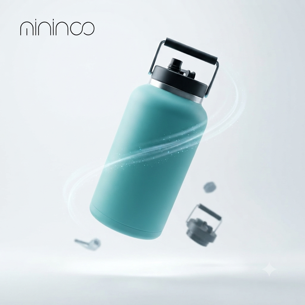 Bình giữ nhiệt khổng lồ MININCO 3.6L Giữ Lạnh 24 Giờ, Thép ko gỉ 18/8 7 Bình giữ nhiệt khổng lồ MININCO 3.6L Giữ Lạnh 24 Giờ, Thép ko gỉ 18/8