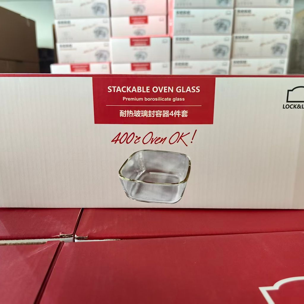 Bộ 4 Bát Thủy Tinh Borosilicate LOCK&LOCK Siêu Chịu Nhiệt Cao Cấp 5 Bộ 4 Bát Thủy Tinh Borosilicate LOCK&LOCK Siêu Chịu Nhiệt Cao Cấp