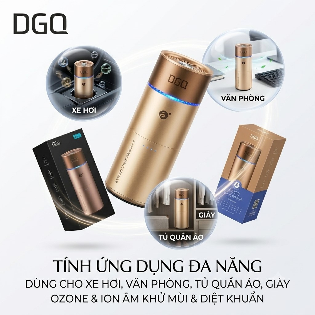Máy Khử Mùi & Lọc Không Khí Diệt Khuẩn IP ION Thông Minh DGQ D2 (Hộp Cao) 4 Máy Khử Mùi & Lọc Không Khí Diệt Khuẩn IP ION Thông Minh DGQ D2 (Hộp Cao)