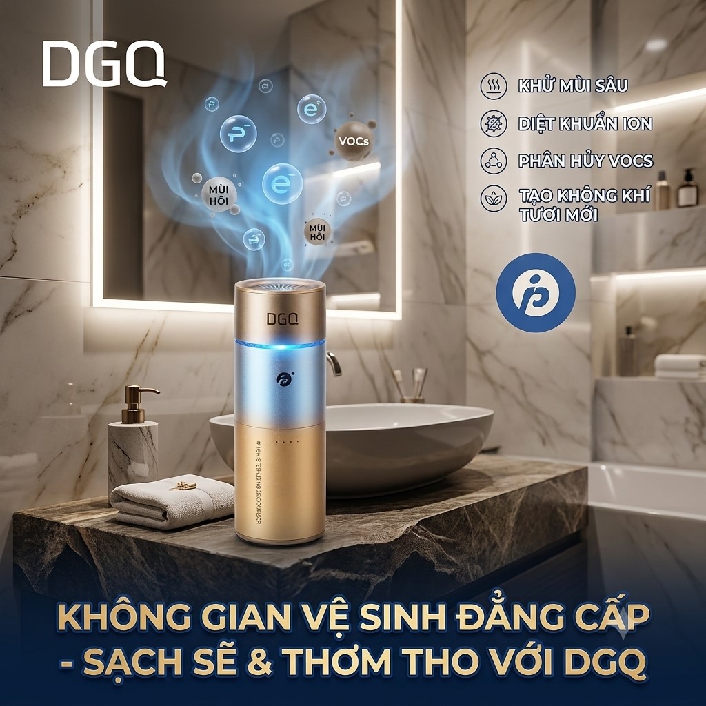 Máy Khử Mùi & Lọc Không Khí Diệt Khuẩn IP ION Thông Minh DGQ D2 (Hộp Cao) 7 Máy Khử Mùi & Lọc Không Khí Diệt Khuẩn IP ION Thông Minh DGQ D2 (Hộp Cao)