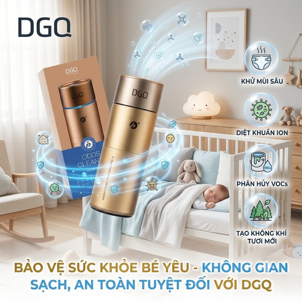 Máy Khử Mùi & Lọc Không Khí Diệt Khuẩn IP ION Thông Minh DGQ D2 (Hộp Cao) 8 Máy Khử Mùi & Lọc Không Khí Diệt Khuẩn IP ION Thông Minh DGQ D2 (Hộp Cao)
