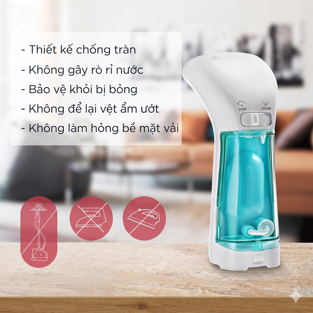 Bàn Là Hơi Nước Cầm Tay Mini Bizond STMR-010116 Nhỏ Gọn Du Lịch 6 Bàn Là Hơi Nước Cầm Tay Mini Bizond STMR-010116 Nhỏ Gọn Du Lịch