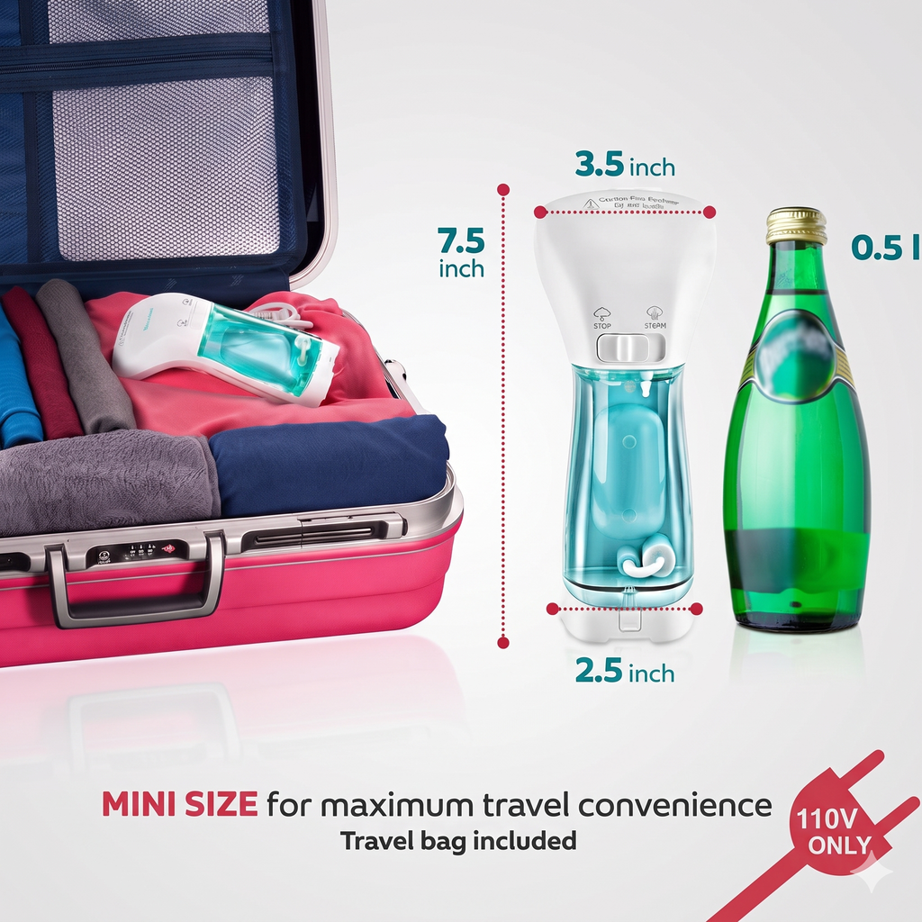 Bàn Là Hơi Nước Cầm Tay Mini Bizond STMR-010116 Nhỏ Gọn Du Lịch 7 Bàn Là Hơi Nước Cầm Tay Mini Bizond STMR-010116 Nhỏ Gọn Du Lịch