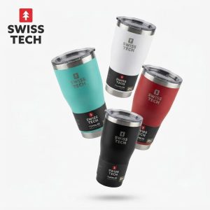 Ly Cốc Giữ Nhiệt SWISS TECH Tumbler 20oz (~591ml) Thép Không Gỉ 18/8 Cao Cấp